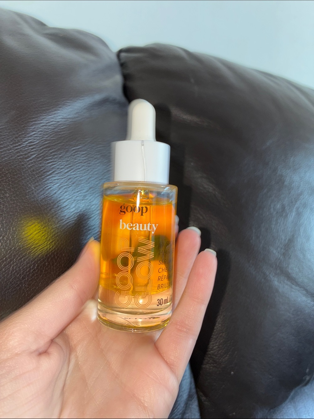 goop beauty Glow Boost Facial Oil — Restore and Shine Hair Serum